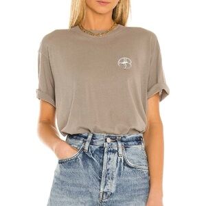 NWT Anine Bing Ida Palm Tree Tee Shirt